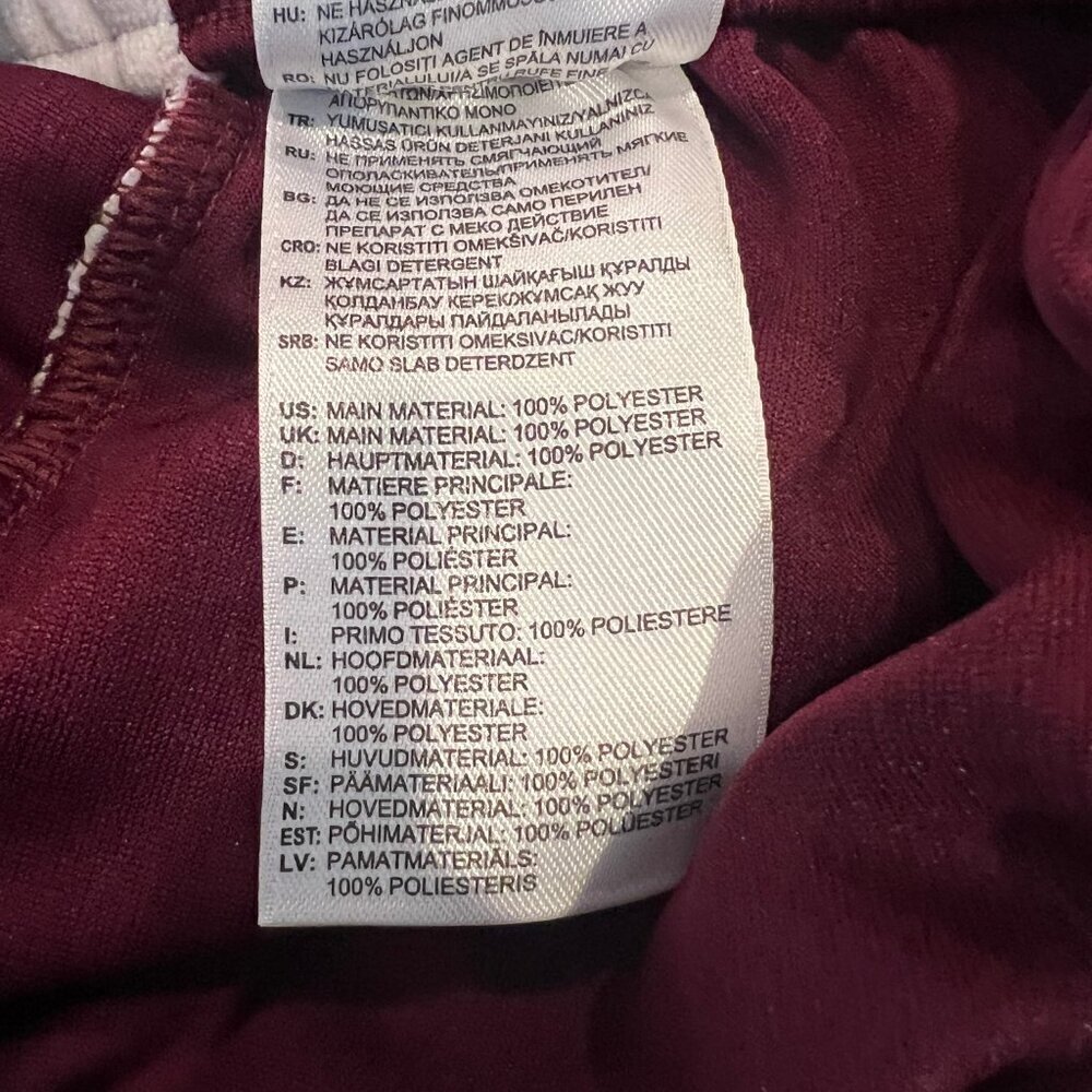 Adidas Basketball Shorts, Maroon & White, Crazy Explosive, Size Medium - Picture 7 of 8